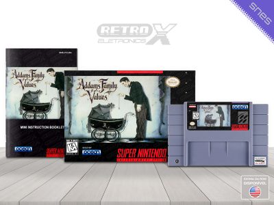 Addams Famaly Values VY Super Nintendo Completo