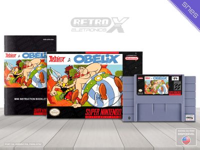 Asterix & Obelix AXO Super Nintendo Completo - port pal para ntsc
