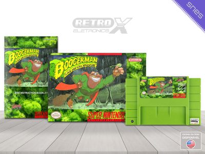 Boogerman ESPECIAL AB4E Super Nintendo Completo Cartucho Verde Claro