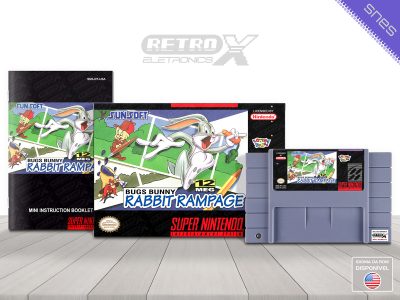 Bugs Bunny Rabbit Rampage R7 Super Nintendo Completo