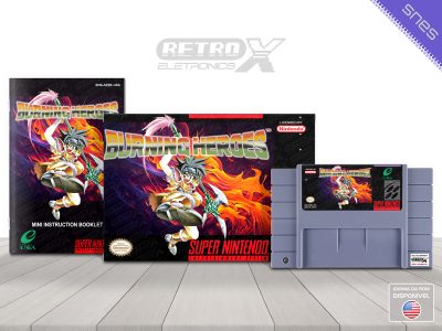 Burning Heroes AEBE Super Nintendo Completo