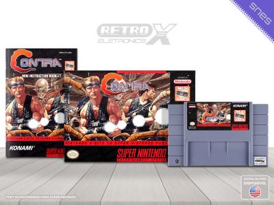 Contra 1 NES TO SNES Super Nintendo Completo - port