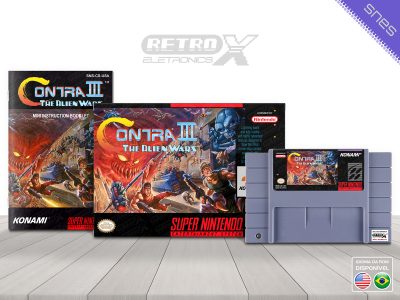 Contra 3 The Alien Wars CS Super Nintendo Completo