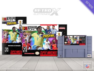 Copa do Mundo 2026 World Cup USA 2 ISSD HACK PLAYTRONIC Super Nintendo Completo - issdx hack