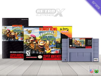 Donkey Kong Country 3 PLAYTRONIC Super Nintendo Completo