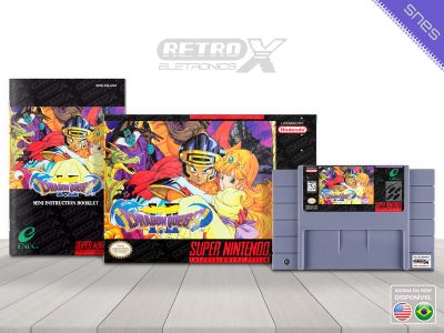 Dragon Quest 1 & 2 DQ Super Nintendo Completo