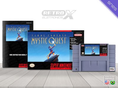 Final Fantasy Mystic Quest MQ Super Nintendo Completo