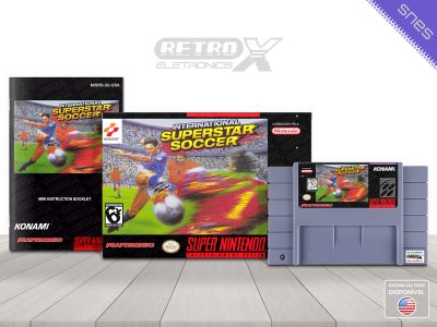 International Super Star Soccer Playtronic Super Nintendo Completo