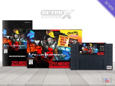 Killer Instinct AKLE CD Super Nintendo Completo Cartucho Preto marcadagua1200