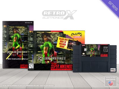 Killer Instinct Eyedol Edition CD AKLE Super Nintendo Completo - hack Cartucho Preto