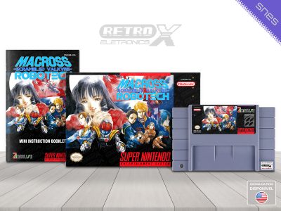 Macross Scramble Valkyrie M9 Super Nintendo Completo