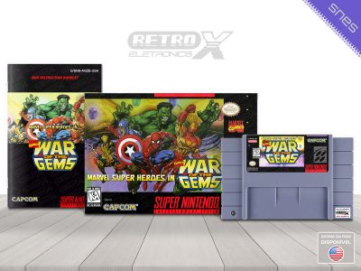 Marvel Super Heroes in War of the Geams AHZE Super Nintendo Completo