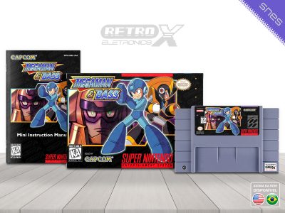 Mega Man & Bass AR6E Super Nintendo Completo