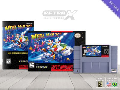 Mega Man X2 ARXE Super Nintendo Completo - chip especial