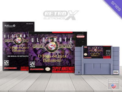 Mortal Kombat 3 Ultimate PLAYTRONIC Super Nintendo Completo
