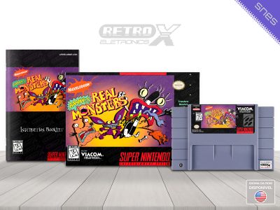 Nickelodeon Aaahh!!! Real Monsters ANNE Super Nintendo Completo