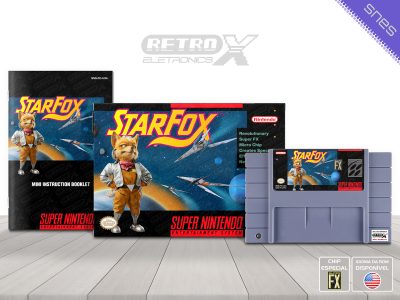 Star Fox 1 FO Super Nintendo Completo - chip especial