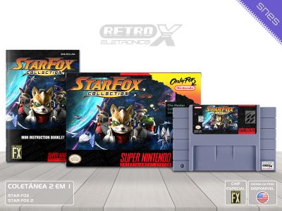 Star Fox Collection Super Nintendo 2024 ONLY NINTENDO Completo - coletanea chip especial
