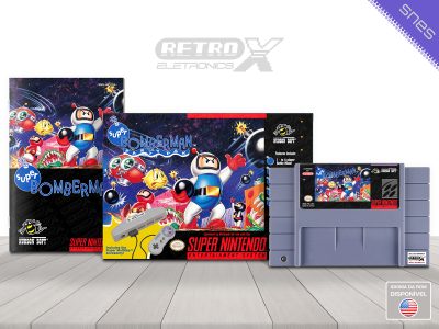 Super Bomberman 1 H6 Super Nintendo Completo