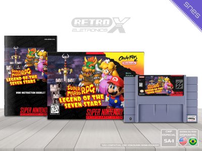 Super Mario RPG The Legend of the Seven Stars ARWE Super Nintendo Completo - chip especial