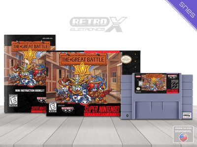 The Great Battle 5 AG5E Super Nintendo Completo