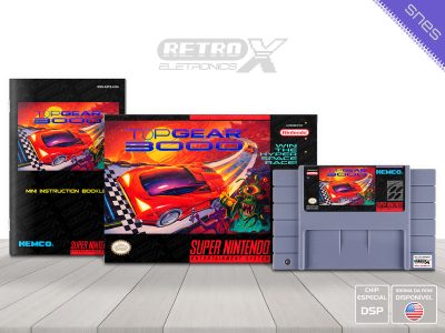 Top Gear 3000 A3TE Super Nintendo Completo - chip especial